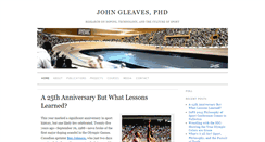 Desktop Screenshot of johngleaves.com